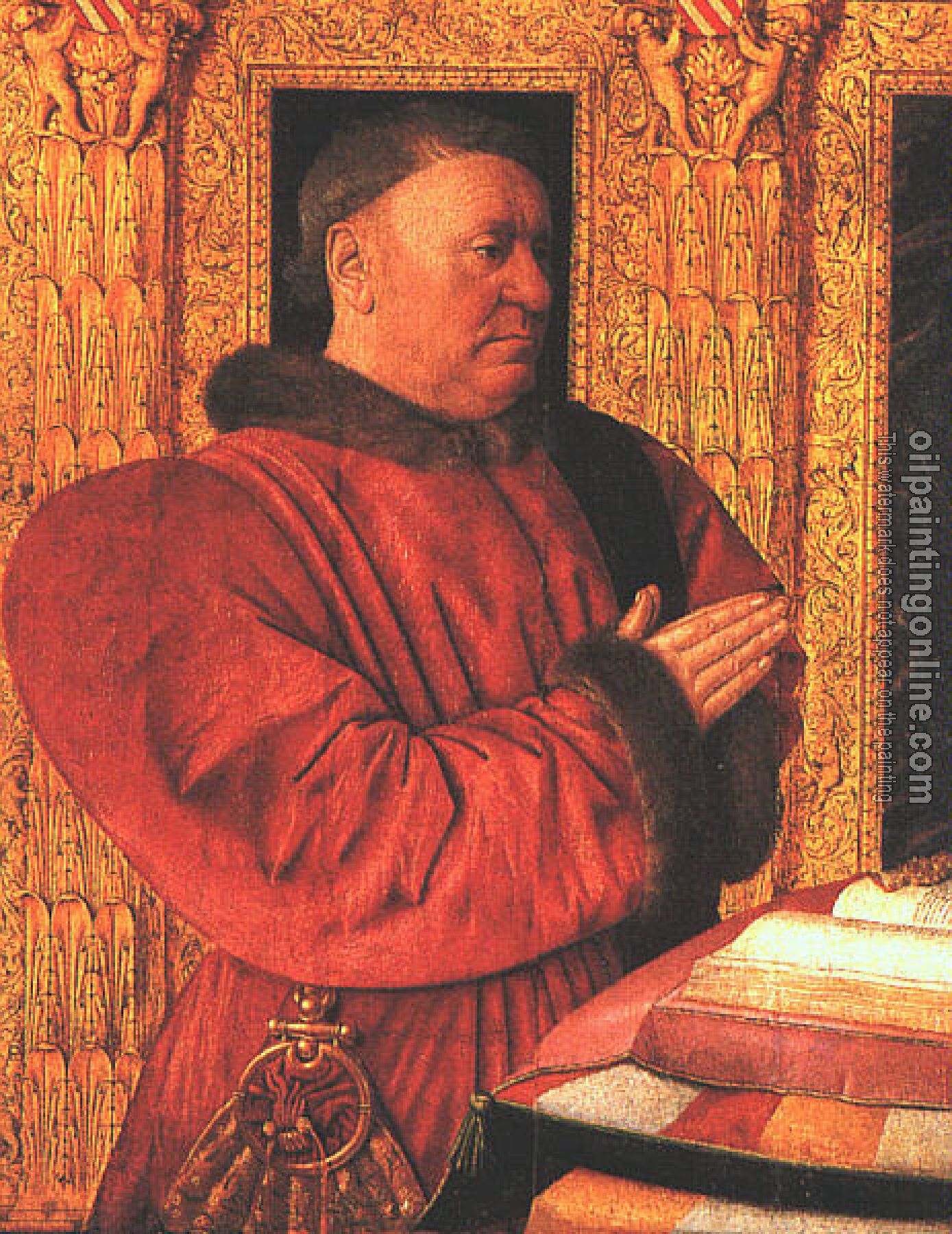 Fouquet, Jean - Portrait of Guillaume Jouvenel des Ursins